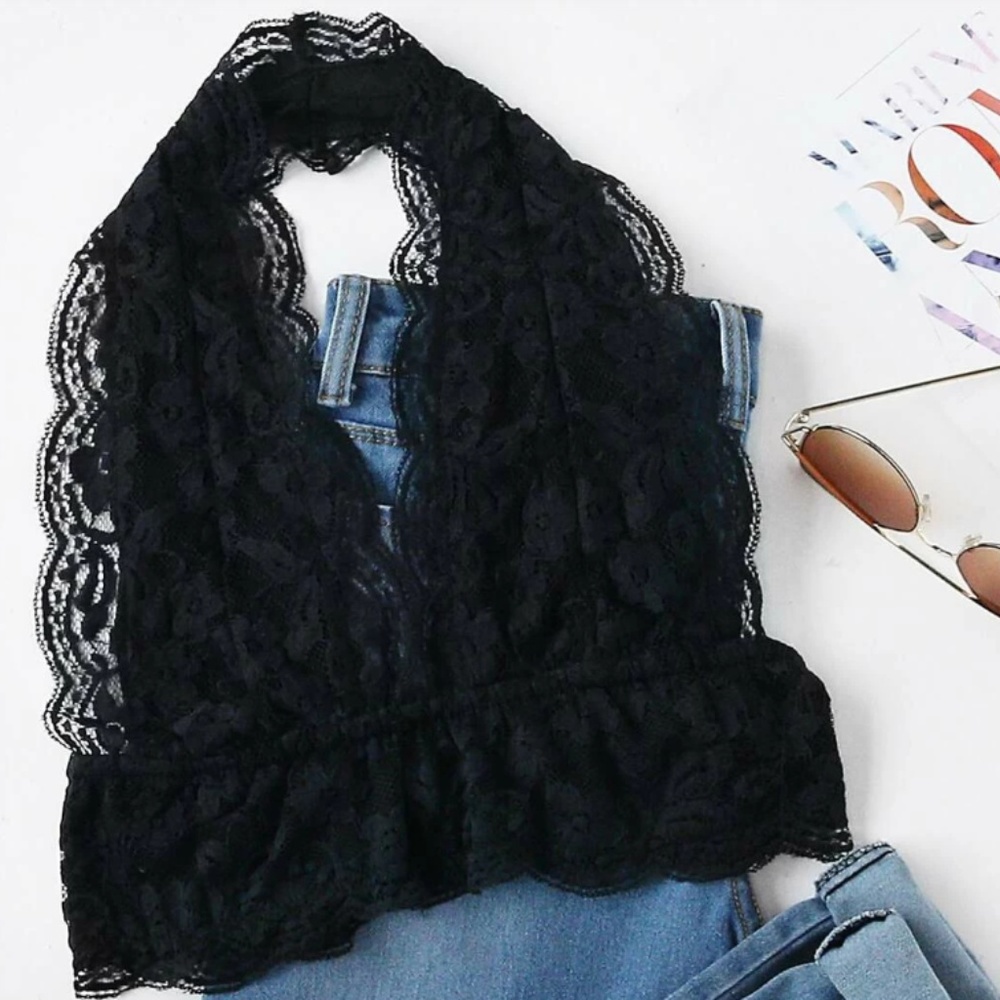 Black Lace Bralette